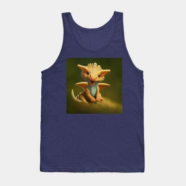 Baby Golden Dragon Tank Top by Dragynrain